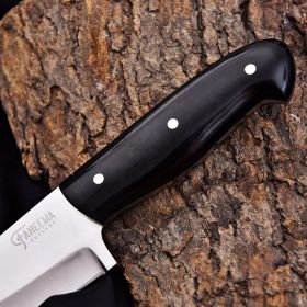 Sooty Outdoor Knife - 440C High Carbon Stainless Steel Blade